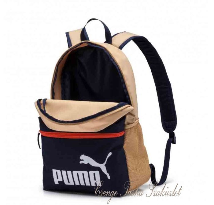 Puma barna- kék hátizsák large