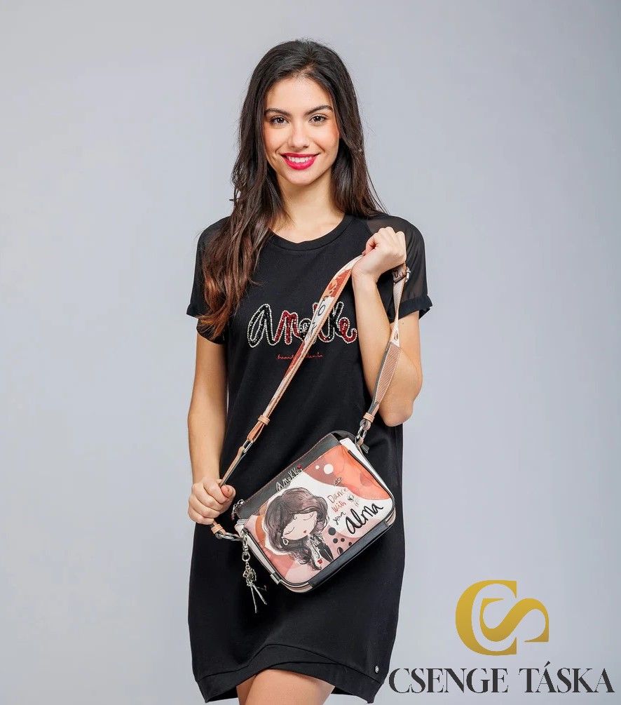 Anekke közepes crossbody táska 3 rekesszel Alma Cikkszám: 40703-062